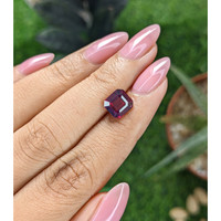 3.21 Ct. Red Garnet from Tanzania Life Style