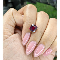 3.21 Ct. Red Garnet from Tanzania Life Style