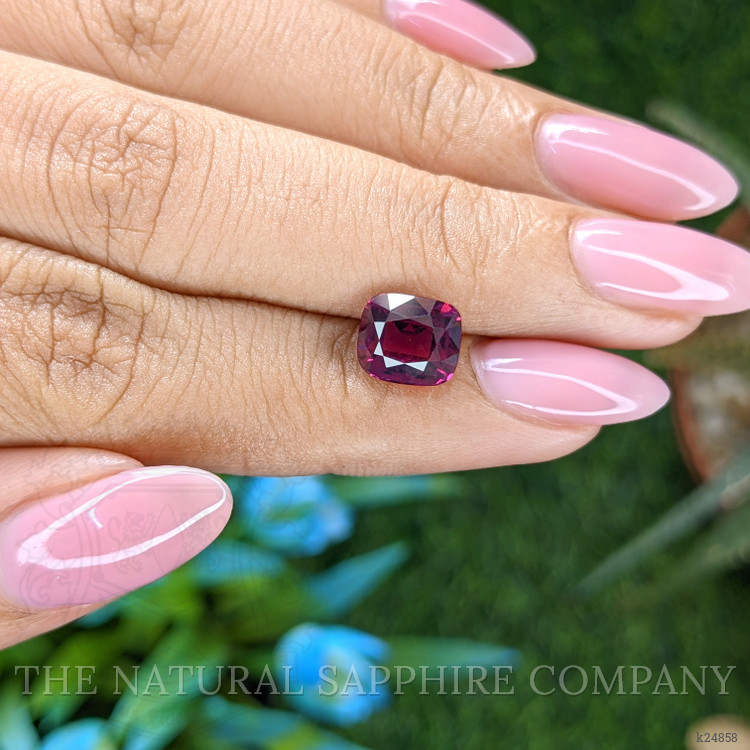 3.20 Ct. Purplish Pink Garnet from Tanzania