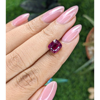 3.20 Ct. Purplish Pink Garnet from Tanzania Life Style