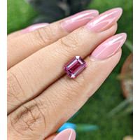 2.00 Ct. Purplish Pink Garnet from Tanzania Life Style