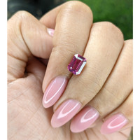 2.00 Ct. Purplish Pink Garnet from Tanzania Life Style