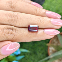4.20 Ct. Reddish Pink Garnet from Tanzania Life Style