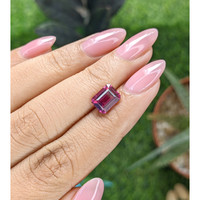 2.70 Ct. Purplish Pink Garnet from Tanzania Life Style