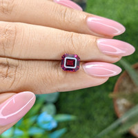 2.72 Ct. Reddish Pink Garnet from Tanzania Life Style