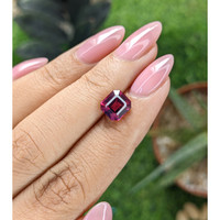 2.72 Ct. Reddish Pink Garnet from Tanzania Life Style