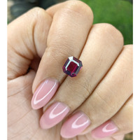 2.72 Ct. Reddish Pink Garnet from Tanzania Life Style