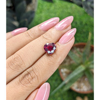 3.23 Ct. Red Garnet from Tanzania Life Style