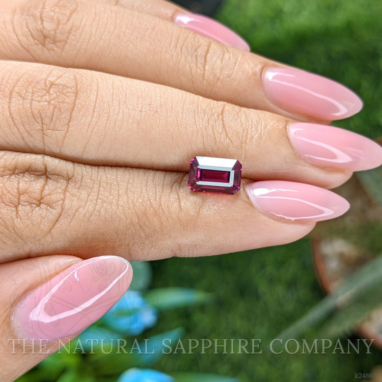 2.03 Ct. Purplish Pink Garnet from Tanzania