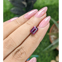 2.03 Ct. Purplish Pink Garnet from Tanzania Life Style