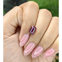 2.03 Ct. Purplish Pink Garnet from Tanzania Life Style