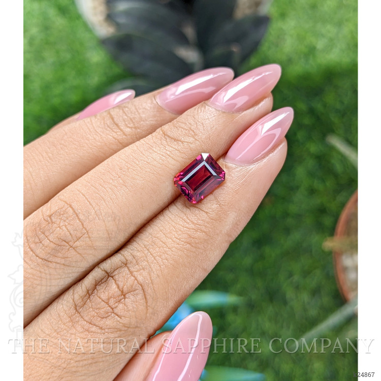 2.56 Ct. Reddish Pink Garnet from Tanzania