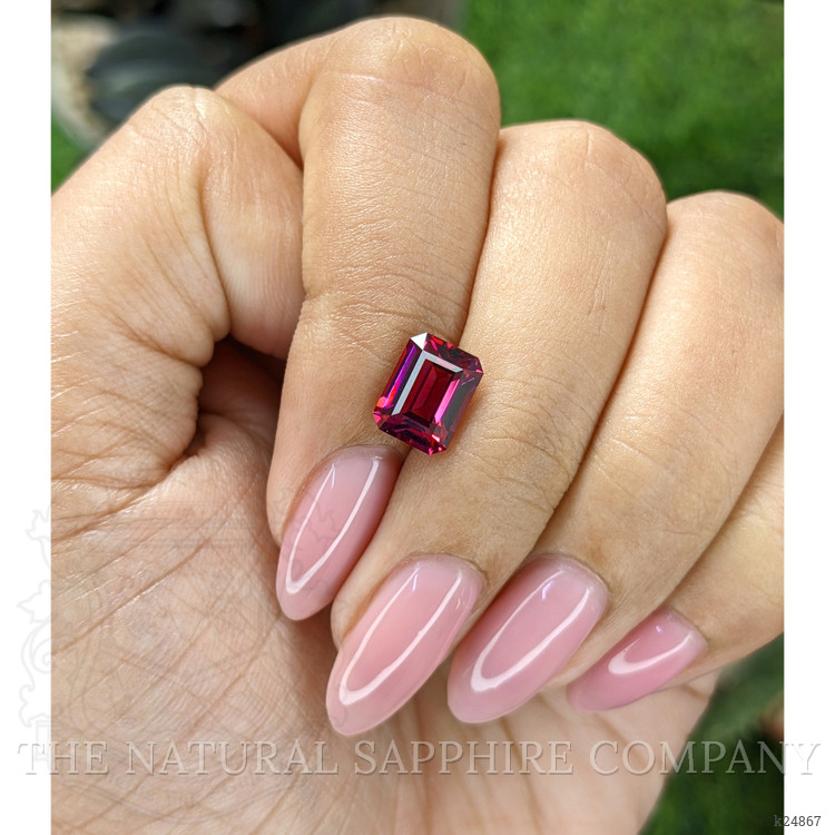2.56 Ct. Reddish Pink Garnet from Tanzania