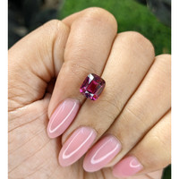 3.23 Ct. Purplish Pink Garnet from Tanzania Life Style