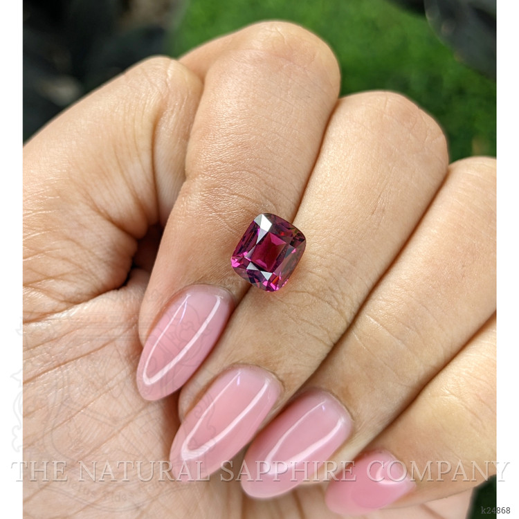 3.23 Ct. Purplish Pink Garnet from Tanzania