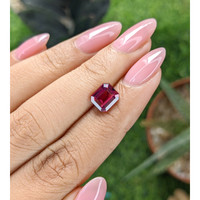 2.69 Ct. Purplish Pink Garnet from Tanzania Life Style