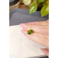 2.95 Ct. Yellowish Green Peridot from Burma (Myanmar) Life Style