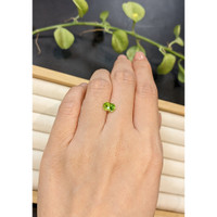 1.28 Ct. Yellowish Green Peridot from Burma (Myanmar) Life Style