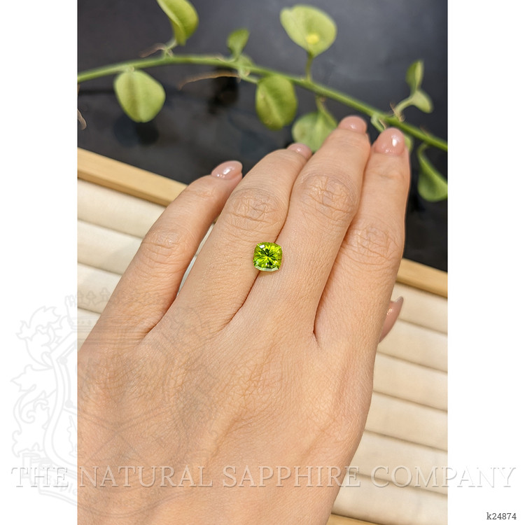 1.62 Ct. Yellowish Green Peridot from Burma (Myanmar)