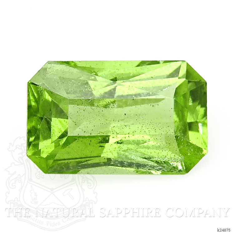 2.85 Ct. Green (Lime Green) Peridot from Tanzania