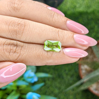 2.85 Ct. Green (Lime Green) Peridot from Tanzania Life Style