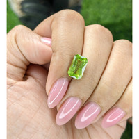 2.85 Ct. Green (Lime Green) Peridot from Tanzania Life Style