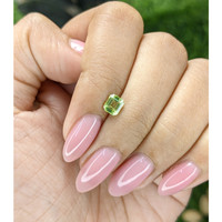0.61 Ct. Green (Lime Green) Peridot from Tanzania Life Style