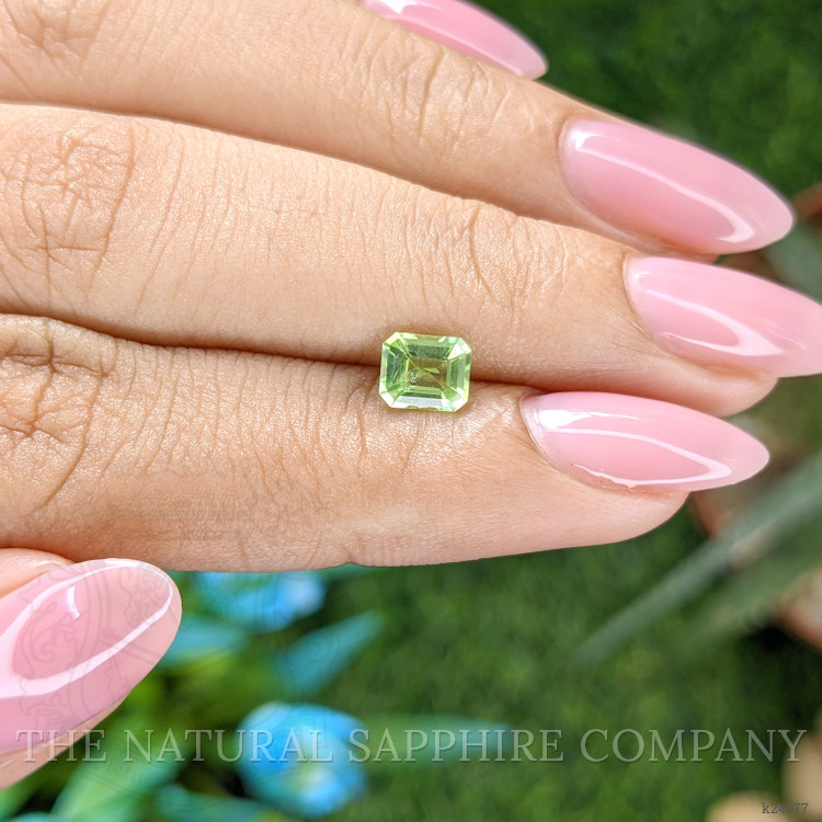 0.75 Ct. Green (Lime Green) Peridot from Tanzania