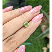 0.75 Ct. Green (Lime Green) Peridot from Tanzania Life Style