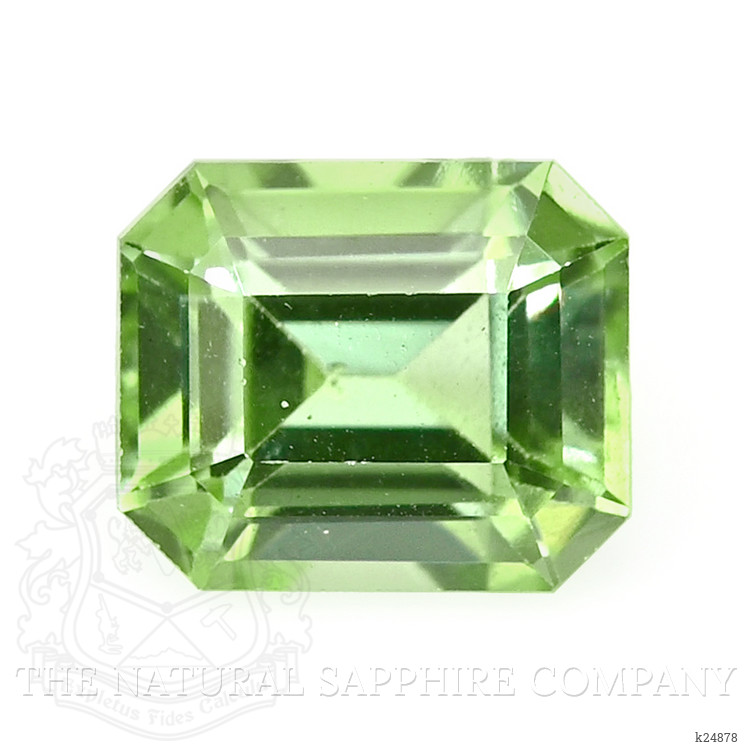 0.72 Ct. Green (Lime Green) Peridot from Tanzania
