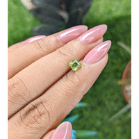 0.75 Ct. Green (Lime Green) Peridot from Tanzania Life Style