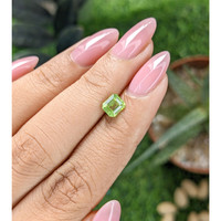 0.93 Ct. Green (Lime Green) Peridot from Tanzania Life Style