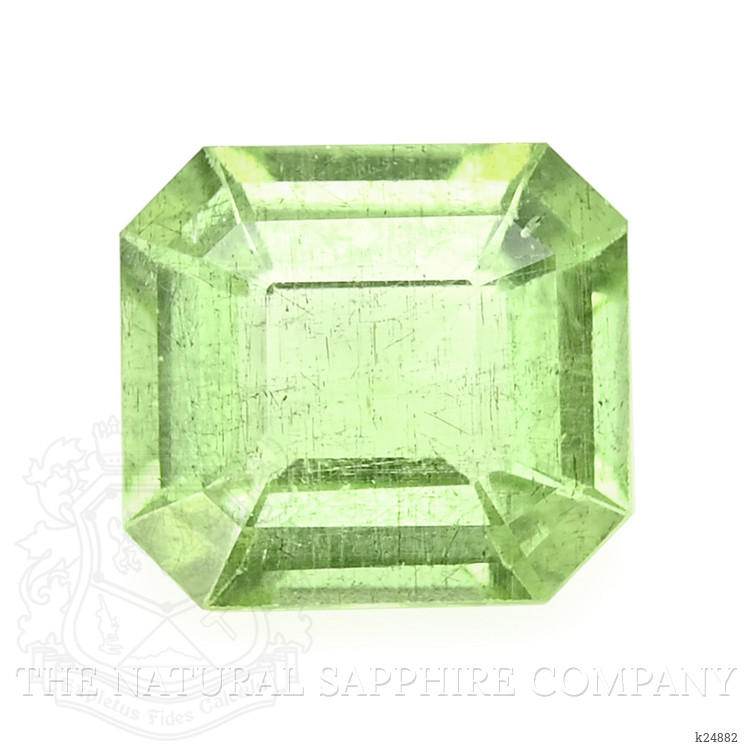 1.23 Ct. Green (Lime Green) Peridot from Tanzania