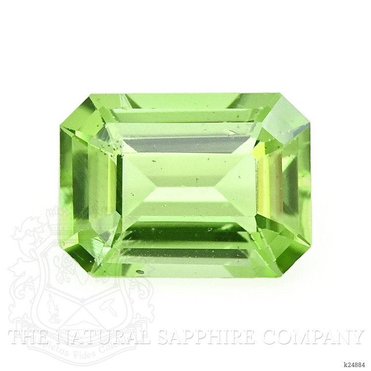 0.97 Ct. Green (Lime Green) Peridot from Tanzania