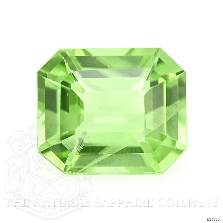 0.92 Ct. Green (Lime Green) Peridot from Tanzania