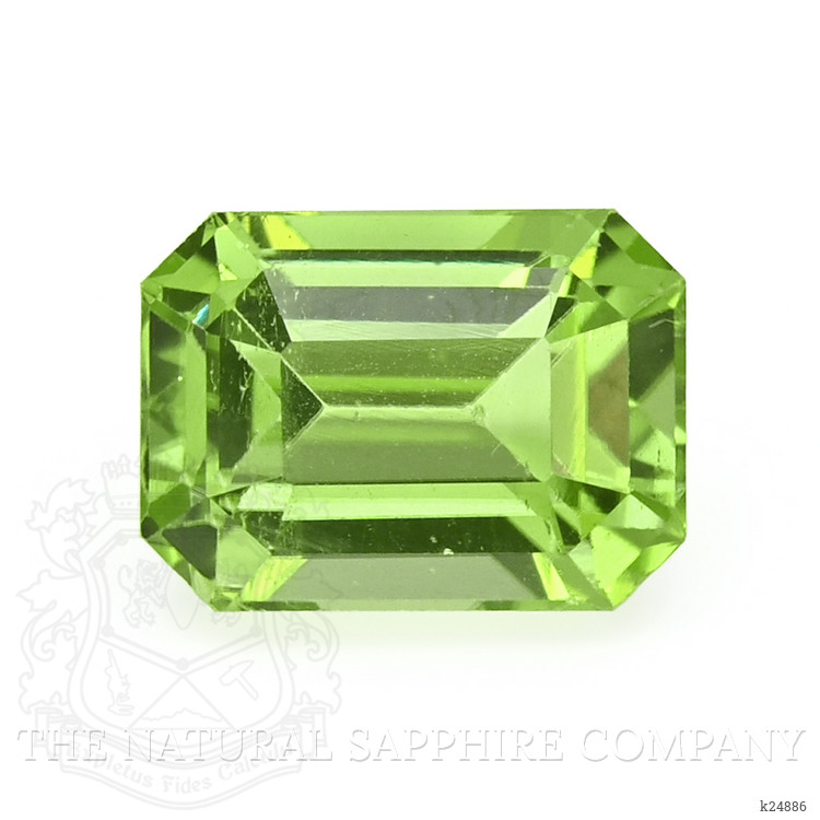 2.04 Ct. Green (Lime Green) Peridot from Tanzania