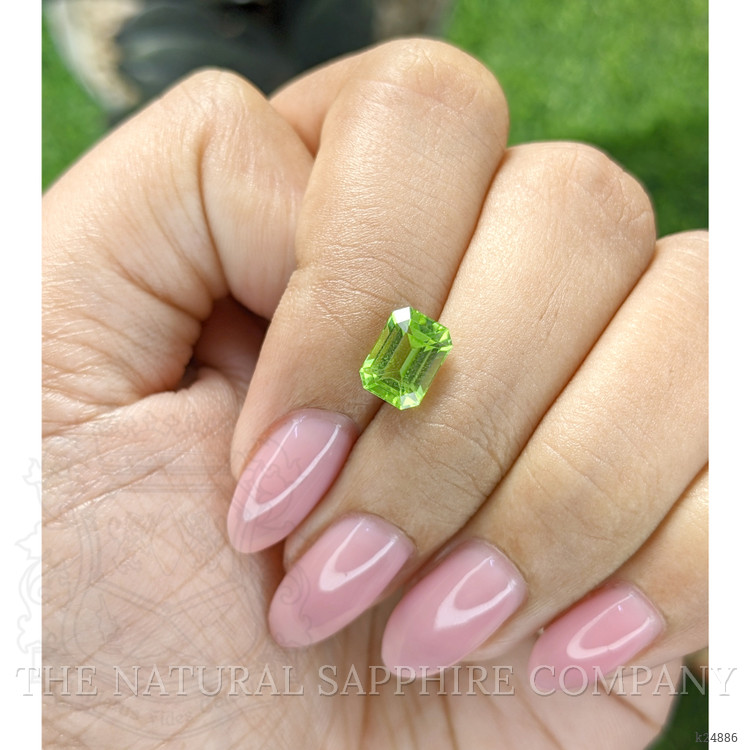 2.04 Ct. Green (Lime Green) Peridot from Tanzania