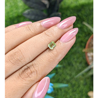 0.56 Ct. Green (Lime Green) Peridot from Tanzania Life Style