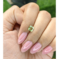 0.72 Ct. Green (Lime Green) Peridot from Tanzania Life Style