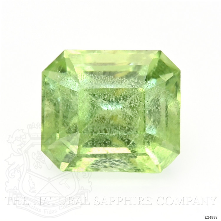 0.74 Ct. Green (Lime Green) Peridot from Tanzania
