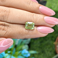 2.28 Ct. Yellowish Green Peridot from Tanzania Life Style