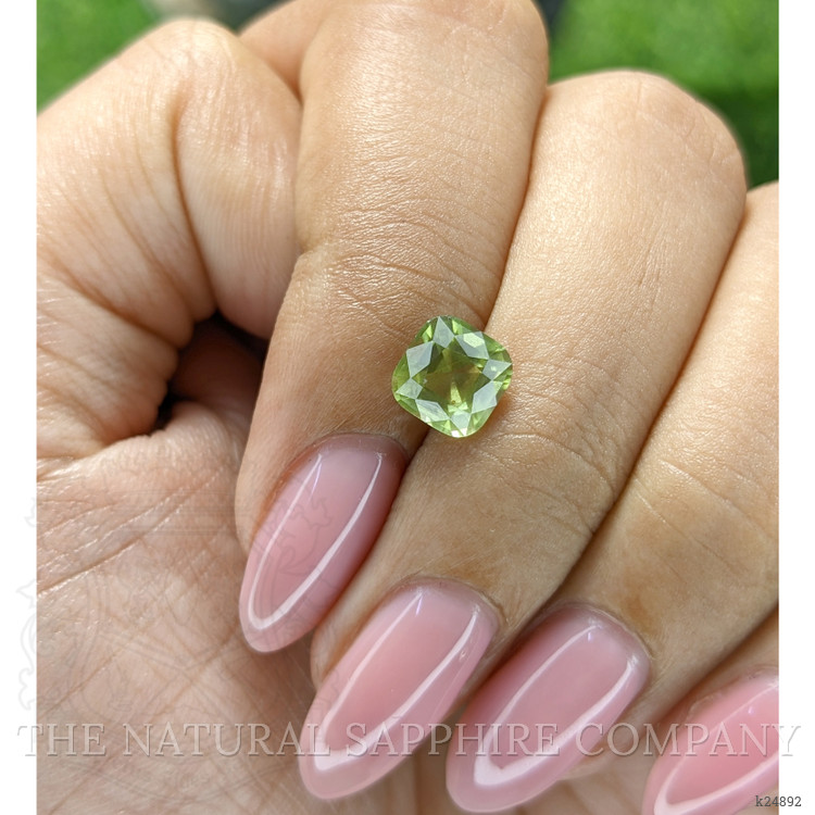 1.52 Ct. Green (Lime Green) Peridot from Tanzania