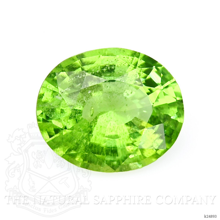 5.62 Ct. Green (Lime Green) Peridot from Tanzania