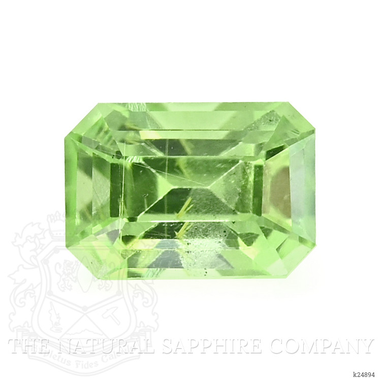 0.50 Ct. Green (Lime Green) Peridot from Tanzania