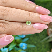 0.50 Ct. Green (Lime Green) Peridot from Tanzania Life Style