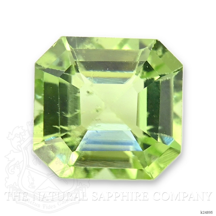 0.73 Ct. Green (Lime Green) Peridot from Tanzania