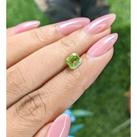 1.04 Ct. Green (Lime Green) Peridot from Tanzania Life Style