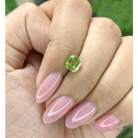 1.04 Ct. Green (Lime Green) Peridot from Tanzania Life Style