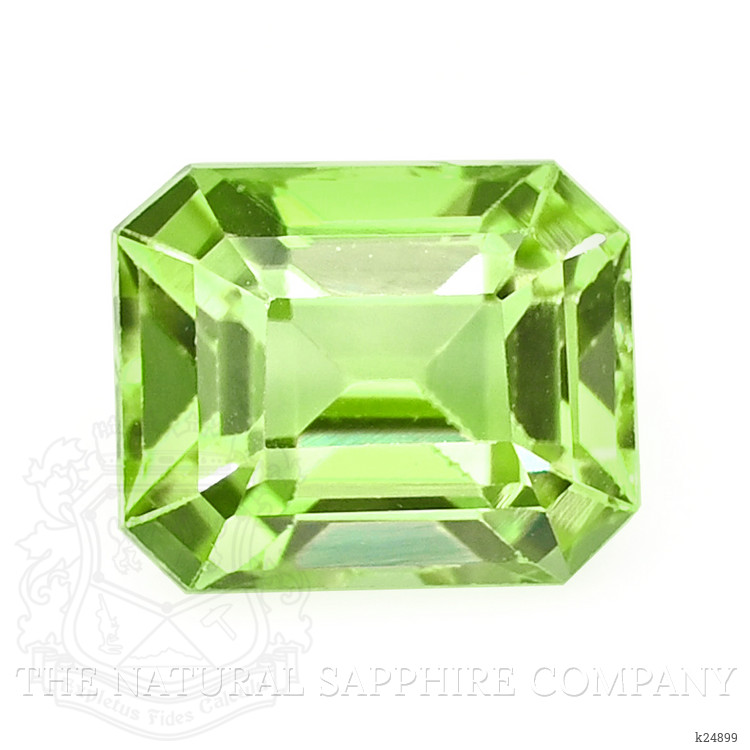 1.13 Ct. Green (Lime Green) Peridot from Tanzania