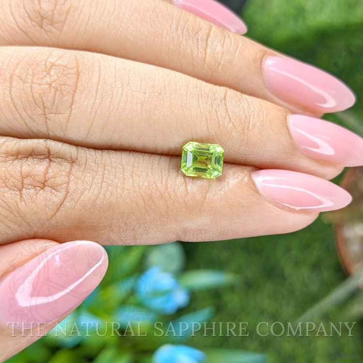 1.13 Ct. Green (Lime Green) Peridot from Tanzania